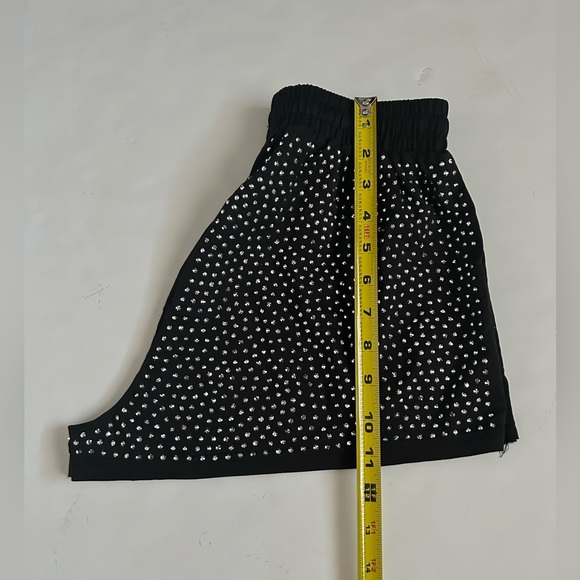 Hot and Delicious Sparkling Studs Black Shorts Size S - Picture 5 of 6